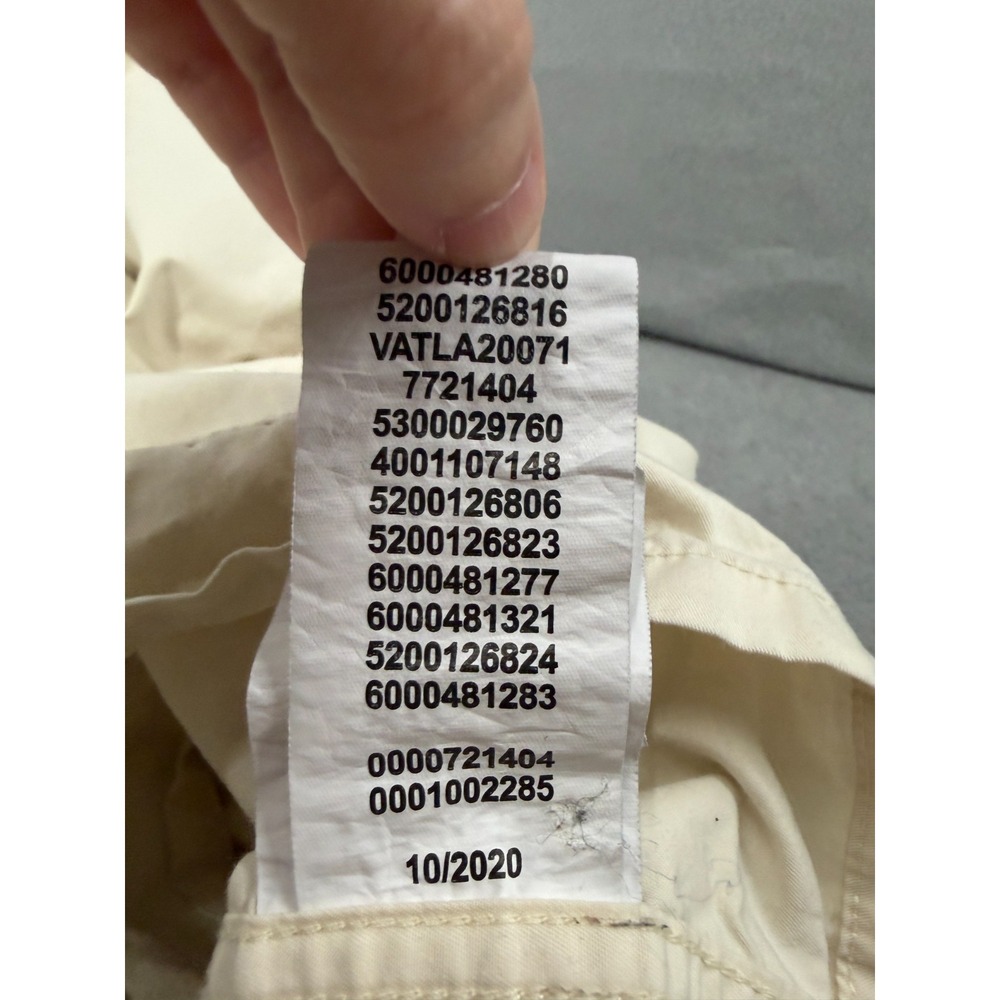 Vans Bayview Shirt Mens XXL Cream Shacket Skate Utility Y2K Chore Coat Work - Picture 11 of 11